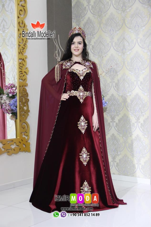 Pelerinli Kaftan-1046